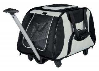 (-15%) Geanta De Transport, Troler Cu Maner Telescopic, 34x43x67 cm, Pana la 21 kg, Negru Gri, 28949t
