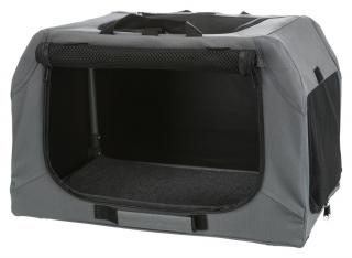 (-15%) Geanta Transport Auto Cazare Caini, Easy, M-L: 95x63x69 cm, Gri, 39733t