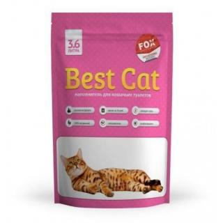 BEST CAT 10 L - Asternut Igienic pentru Pisici, Silicat cu Aroma de Flori