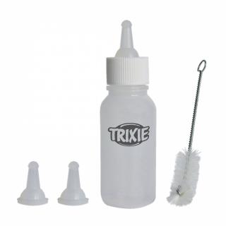 Biberon Cu 3 Tetine Si Perie Curatare, Pentru Pisici, 57 ml, 4193t