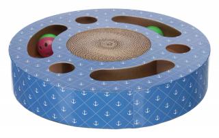 Carton De Zgariat, Rotund Cu 2 Mingi, 33x5.5 cm, Albastru, 48004t