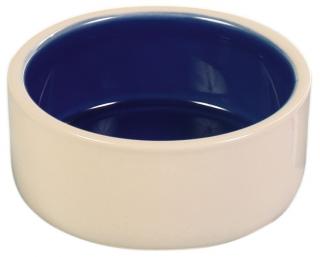 Castron Ceramic, 0.3 l 12 cm, Crem Albastru,. 2450