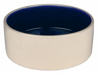 Castron Ceramic, 1 l 18 cm, Crem Albastru, 2451