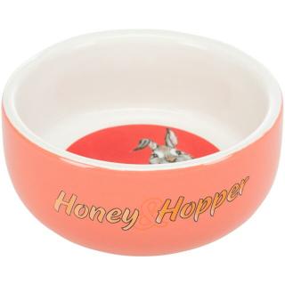Castron Ceramic Pentru Cobai Iepuri, Honey  Hopper, 250 ml 11 cm, Diferite Culori, 60808