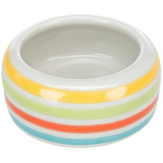 Castron Ceramic Pentru Hamsteri, 50 ml  8 cm, Multicolor Crem, 60805