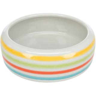 Castron Ceramic Pentru Iepuri, 500 ml 16 cm, Multicolor Crem, 60807
