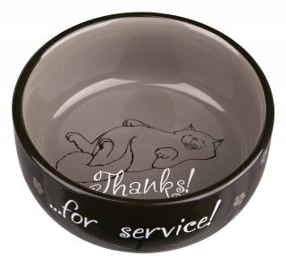 Castron Ceramic Pentru Pisici, 0.3 l 11 cm, Diferite Culori, 24793