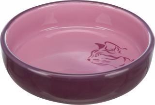 Castron Ceramic Pentru Pisici, 0.3 l 15 cm, Diferite Culori, 24779