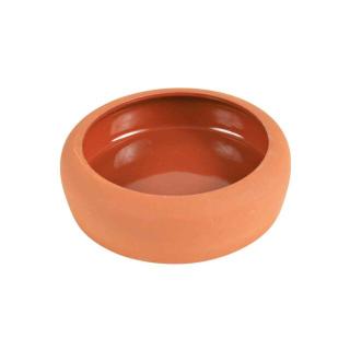 Castron Ceramic Pentru Porcusori de Guineea, 250 ml 13 cm, Teracota, 60671