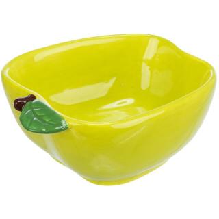 Castron Ceramic Pentru Rozatoare, Forma Mar, 180 ml   12x11 cm, Galben, 60757