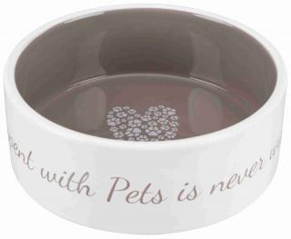 Castron Ceramic, Pet s Home, 1.4 l  20 cm, Crem Taupe, 25055
