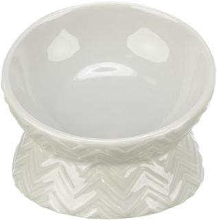 Castron Ceramic, Ridicat, Forma Ergonomica, 0.15 l o 13 cm, Taupe Deschis, 24808