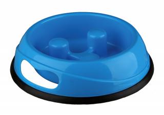 Castron Plastic Pentru Hranire Lenta 0.9 l 23 cm, Diverse Culori, 25032