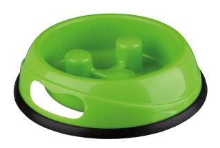Castron Plastic Pentru Hranire Lenta 1.5 l 27 cm, Diverse Culori, 25033