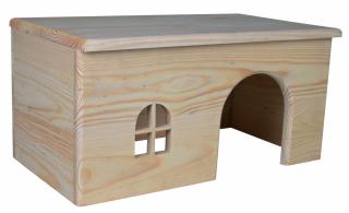 Casuta Pentru Cobai Iepuri Pitici, Lemn, 40x20x23 cm, 61263t