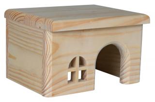Casuta Pentru Hamsteri, Lemn, 15x12x15 cm, 61261t