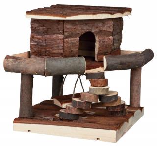 Casuta Pentru Rozatoare, Ida, Lemn, 19x20x19 cm, 61777t