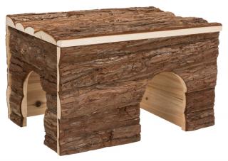 Casuta Pentru Rozatoare, Ila, Cu Iesle Pentru Fan, Lemn, 40x25x29 cm, 61802