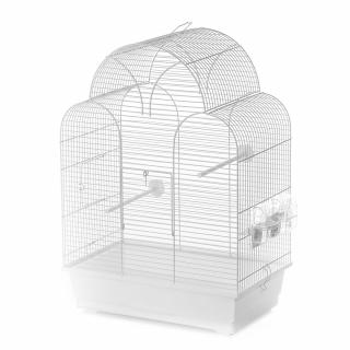 Colivie Sonia, 45x28x63 cm, Alb, 493 135