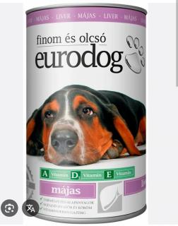 Conserva pentru Caini Euro Dog Ficat 415 g
