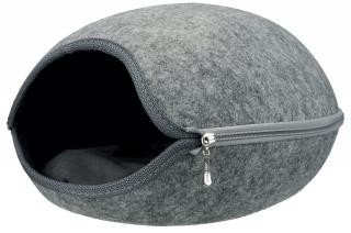 Cos Luna Soft, Cu Fermoar, 40x24x46 cm, Gri, 36316