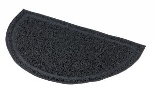 Covoras In Fata Litierei, Forma Semicircular, PVC, 41x25 cm, Antracit, 40385