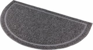 Covoras In Fata Litierei, Forma Semicircular, PVC, 59 x 35 cm, Antracit, 40386