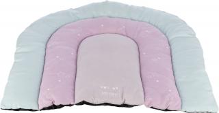 Covoras Junior Patchwork, 68x62 cm, Verde Menta Lila Deschis Roz, 38247