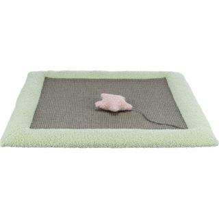 Covoras Pentru Zgariat, Junior, 47 x 47 cm, Gri Verde Menta, 44437t