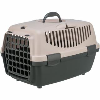 Cusca De Transport, Capri 1, XS: 32x31x48 cm, Pana la 6 kg, Gri Inchis Roz Pal, 39818