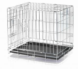 Cusca Metalica Pentru Caini, M: 78x62x55 cm, 3923t