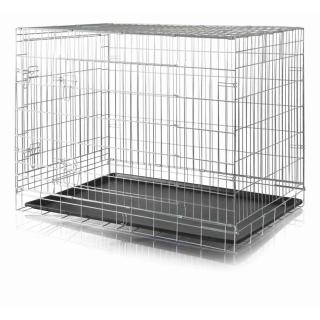 Cusca Metalica Pentru Caini, M-L: 93x69x62 cm, 3924t