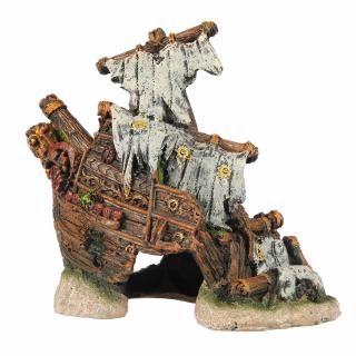 Decor Epava Cu Catarg 16x7,7x14,5 cm 234 449233