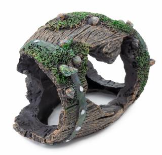 Decor Pentru Acvariu, Butoi Spart, 14x10x10 cm, U229
