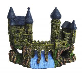 Decor Pentru Acvariu, Castel Cu Pod, 16x6x12.5 cm, R005