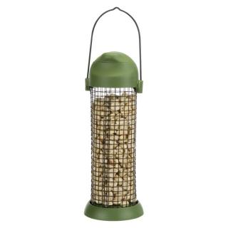 Dozator De Arahide Pentru Pasari, Suspendat, Plastic Metal, 500 ml 22 cm, Verde, 55628