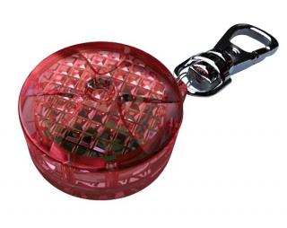 Flasher Pentru Caini Pisici, Plastic, 2.5 cm, Rosu, 13441t