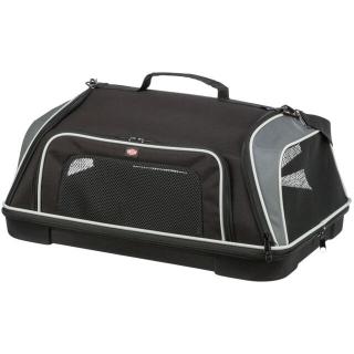 Geanta De Transport Animale Companie, Pentru Avion, Airline, 55x23x40 cm, Pana la 7 kg, Negru Gri, 28907