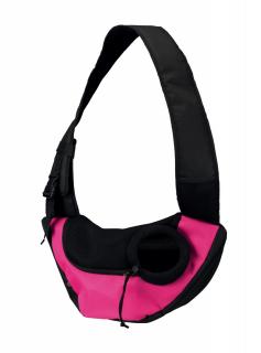Geanta De Transport, Sling, Frontala, 50x25x18 cm, Pana la 5 kg, Roz Negru, 28956t