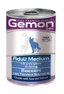 Hrana Umeda Pentru Caini, Gemon Adult, Cu Ton Si Somon, 415 g