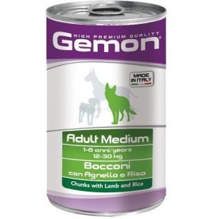 Hrana Umeda Pentru Caini, Gemon Medium Adult, Miel Si Orez, 1250 g