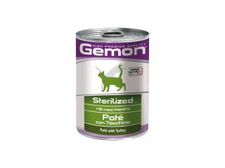 Hrana Umeda Pentru Pisici, Gemon Steril, Pate Cu Curcan, 400 g