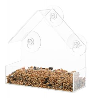 Hranitor Exterior, Atasare Pe Geam, 225 ml 15x15x6 cm, Transparent, 55610
