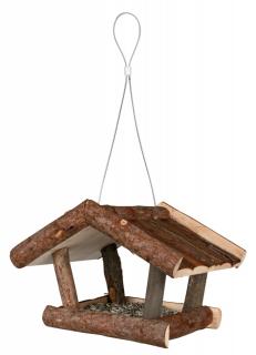 Hranitor Exterior, Suspendat, Lemn, 32x23x20 cm, Nature, 5567