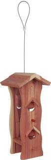 Hranitor Exterior, Suspendat, Lemn, 600 ml 12x29x14 cm, 55841t