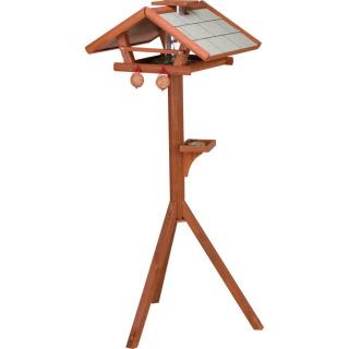 Hranitor Exterior, Tip Casuta Cu Stativ, Lemn, 55x27x53 cm 1.40 m, 55809
