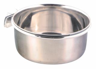 Hranitor Inox Pentru Pasari, Atasare Cu Surub, 600 ml 12 cm, 5498