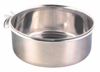 Hranitor Inox Pentru Pasari, Atasare Cu Surub, 900 ml 14 cm,5499