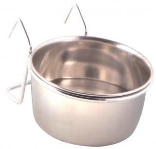 Hranitor Inox Pentru Pasari, Cu Suport De Agatat, 150 ml 7 cm, 5493
