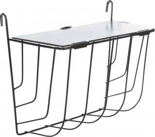 Hranitor Metalic Pentru Rozatoare, Cu Capac, 25x18x12 cm, Negru, 60892